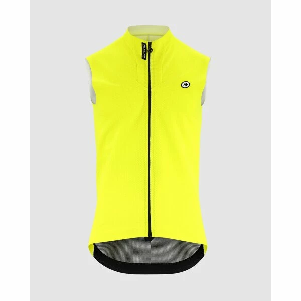 Assos Mille GTS Spring/Fall Vest C2 Fluo Yellow 3 Assos Mille GTS Spring/Fall Vest C2 Fluo Yellow