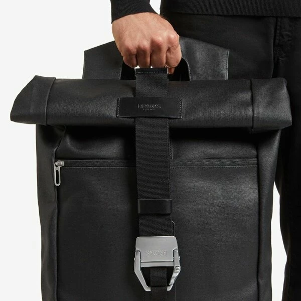 Brooks Islington Cotton Canvas Backpack Total Black 8 Brooks Islington Cotton Canvas Backpack Total Black – Bild 6