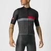 Castelli A BLOCCO Jersey Kurzarmtrikot Black/Red-Dark Gray -Günstiges Kleidung Geschäft castelli a blocco jersey kurzarmtrikot light black red dark gray