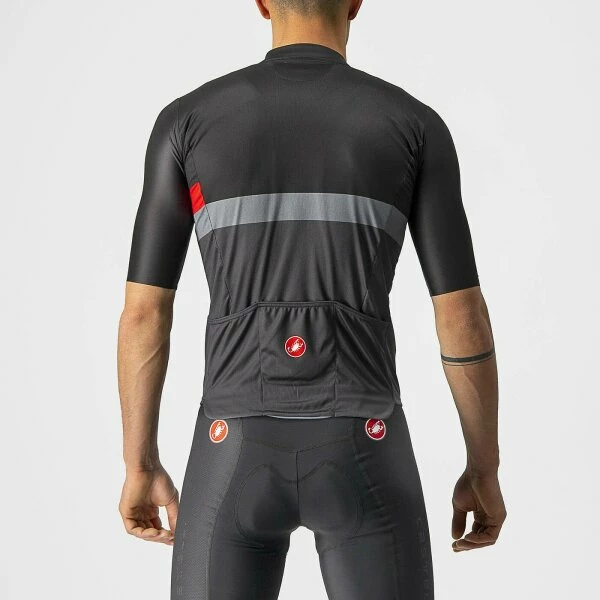 Castelli A BLOCCO Jersey Kurzarmtrikot Black/Red-Dark Gray 4 Castelli A BLOCCO Jersey Kurzarmtrikot Black/Red-Dark Gray – Bild 2