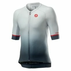 Castelli AEORO RACE 6.0 Jersey Silver Grey
