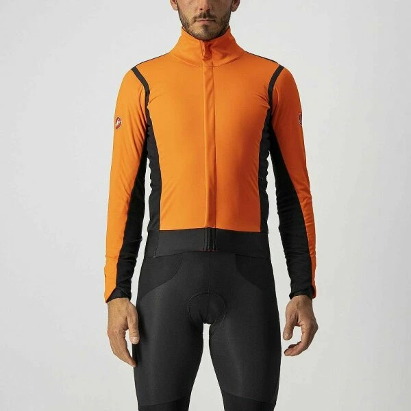 Castelli Alpha Ros2 Jacket Brilliant Orange/Black-Pro Red 3 Castelli Alpha Ros2 Jacket Brilliant Orange/Black-Pro Red