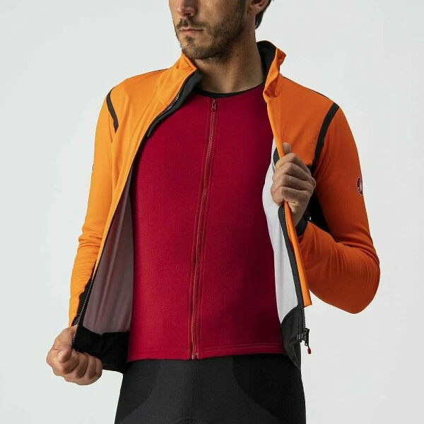 Castelli Alpha Ros2 Jacket Brilliant Orange/Black-Pro Red 5 Castelli Alpha Ros2 Jacket Brilliant Orange/Black-Pro Red – Bild 3