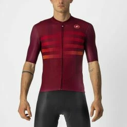 Castelli Endurance Pro Jersey Bordeaux / Red-orange