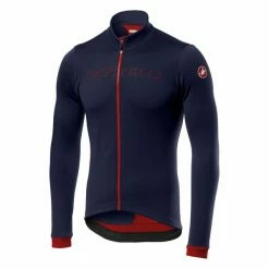 Castelli Fondo FZ Langarmtrikot Black Red
