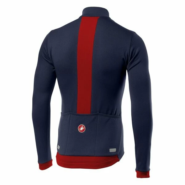 Castelli Fondo FZ Langarmtrikot Black Red 4 Castelli Fondo FZ Langarmtrikot Black Red – Bild 2