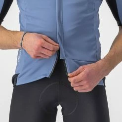 Castelli Gabba RoS 2 Trikot-Jacke Steel Blue/savile Blue -Günstiges Kleidung Geschäft castelli gabba ros 2 trikot jacke steel blue savile blue 64