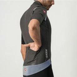 Castelli Gabba RoS Kurzarmtrikot Charcoal/pinstripe -Günstiges Kleidung Geschäft castelli gabba ros kurzarmtrikot charcoal pinstripe3