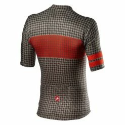 Castelli Jersey Maison -Günstiges Kleidung Geschäft castelli maison jersey kurzarmtrikot bark green fiery red2