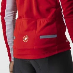 Castelli Mortirolo 6S Jacket RED/SILVER GRAY-SILVER REFLEX -Günstiges Kleidung Geschäft castelli mortirolo 6s jacket red silver gray silver reflex 33