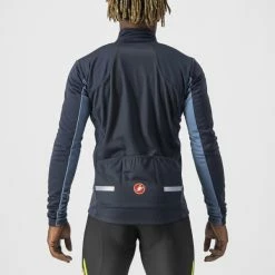 Castelli Mortirolo 6S Jacket SAVILE BLUE/STEEL BLUE-SILVER 9 Castelli Mortirolo 6S Jacket SAVILE BLUE/STEEL BLUE-SILVER -Günstiges Kleidung Geschäft castelli mortirolo 6s jacket savile blue steel blue silver 52