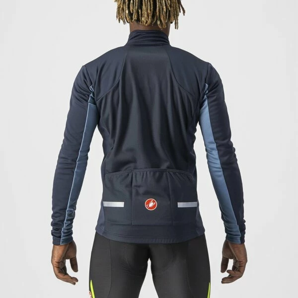 Castelli Mortirolo 6S Jacket SAVILE BLUE/STEEL BLUE-SILVER 4 Castelli Mortirolo 6S Jacket SAVILE BLUE/STEEL BLUE-SILVER – Bild 2