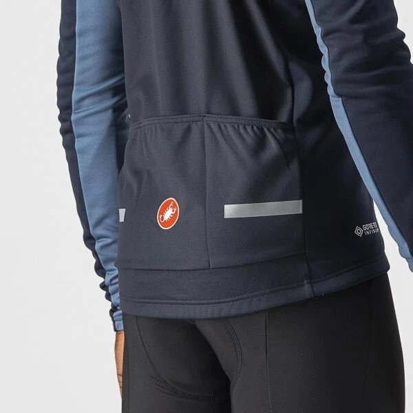 Castelli Mortirolo 6S Jacket SAVILE BLUE/STEEL BLUE-SILVER 6 Castelli Mortirolo 6S Jacket SAVILE BLUE/STEEL BLUE-SILVER – Bild 4