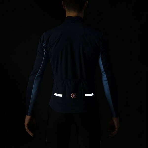 Castelli Mortirolo 6S Jacket SAVILE BLUE/STEEL BLUE-SILVER 8 Castelli Mortirolo 6S Jacket SAVILE BLUE/STEEL BLUE-SILVER – Bild 6