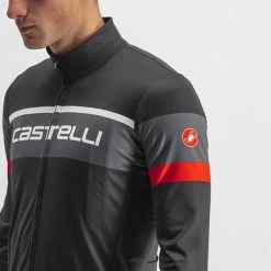 Castelli Passista Long Sleeve Jersey Light Black/Dark Grey Red -Günstiges Kleidung Geschäft castelli passista long sleeve jersey light black dark grey red 54