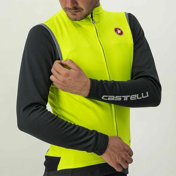 Castelli Perfetto RoS Weste Men Yellow Fluo 5 Castelli Perfetto RoS Weste Men Yellow Fluo – Bild 3