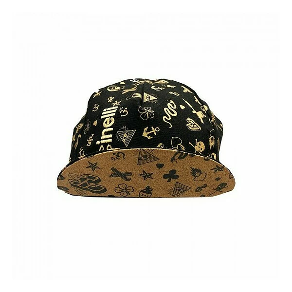 Cinelli SUPER DELUXE Mütze Black/gold One Size 4 Cinelli SUPER DELUXE Mütze Black/gold One Size – Bild 2