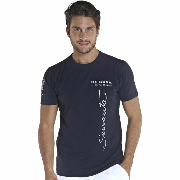 De Rosa Sessanta Black Label T-Shirt Blau 3 De Rosa Sessanta Black Label T-Shirt Blau