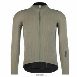 Q36.5 Long Sleeve L1 Pinstripe Langarmtrikot - Olive Green